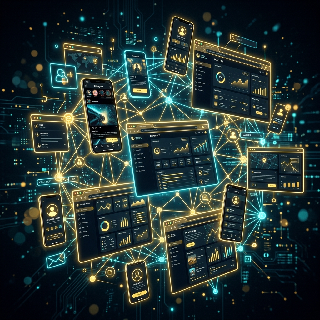 Website analytics and digital marketing dashboard